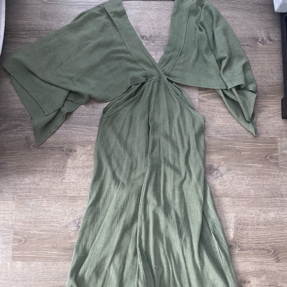 Studio Tia Gauze Olive Aurora Dress